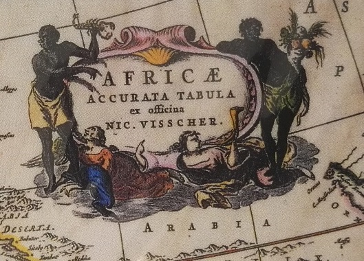 Afrika 17. századi tékrép